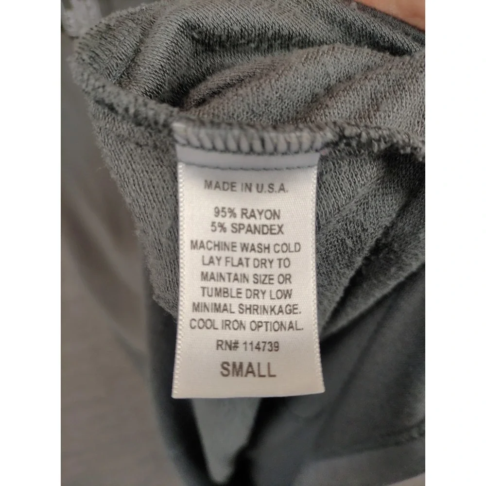 Flax Womens Shirt Small Gray Knit Tunic Sleeveless‎ Capsule Layer Lagenlook